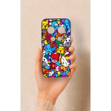 Vip Case Mi 17 Ultra Uyumlu Britto Garden Desenli Silikon Kılıf