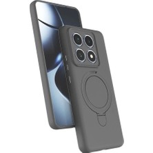 Aparim Newface Xiaomi Mi 14T Pro Regal Magsafe Standlı Kapak - Titan Gri