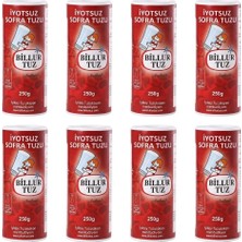 Billur Tuz Iyotsuz 250 gr Tuzluklu x 8 Adet