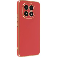 Aparim Newface Xiaomi Redmi Note 14 Pro 4g Kılıf Volet Silikon - Kırmızı