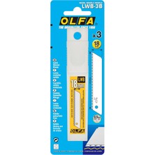 Olfa Maket Bıçağı Yedeği 18 mm 3lü Lwb-3b