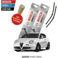 Bosch Alfa Romeo Mito 2012 Silecek Takımı Aero-Eco Serisi Tam Uyumlu