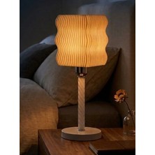 Designobee Ritim Elite - Modern Masa ve Gece Lambası - Metal Ayaklı Lamba - Ambiyans Lambası, Dekoratif Abajur