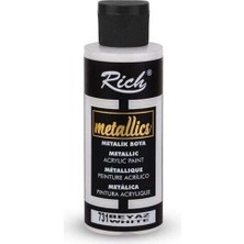 Rich Metalik Akrilik Boya 120 ml Beyaz 731
