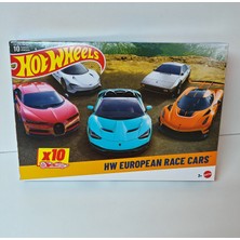Hot Wheels Hw European Race Cars -10'lu Set - Astonmartin /koenigsegg/gma/porsche/lamborghini/lotus/mclaren/bugatti