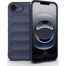 Aparim Newface Apple iPhone 16E Kılıf Optimum Silikon - Lacivert