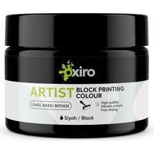 Oxiro Linol Baskı Boyası 250 ml Siyah
