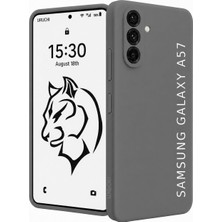 Asitan Samsung A57 ile Uyumlu Kılıf, Içi Kadife Kaplamalı Ince Sıvı Silikon Kapalı Kamera Tam Koru
