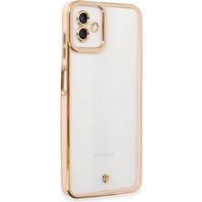 İyisi Olsun Newface Samsung Galaxy A04 Kılıf Liva Lens Silikon - Rose