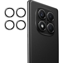 Aparim Joko Xiaomi Redmi Note 14 Pro 4g Pvd Metal Kamera Lens - Gümüş