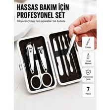 Aparim Tırnak ve Kaş Bakımına Özel Paslanmaz Çelik Set