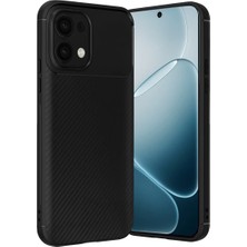 Aparim Newface Oppo A6 Pro 4g Auto Focus Karbon Kapak - Siyah