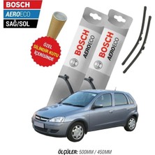 Bosch Opel Corsa C 2006 Silecek Takımı Aero-Eco Serisi Tam Uyumlu