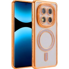 İyisi Olsun Newface Xiaomi Redmi Note 15 Pro Plus 5g Joke Simli Magneticsafe Kılıf - Turuncu