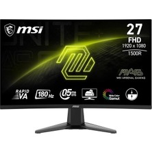 27 Mag 27C6F Gaming Monitör, Fhd, 16:9 Curve 1500R, Rapid Va 180Hz 1ms, Adaptive-Sync