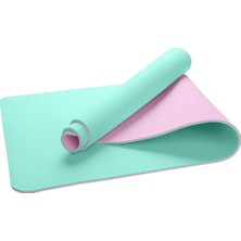 Ekolojik 6mm Tpe Yoga Matı Pilates Minderi Nane Yeşili