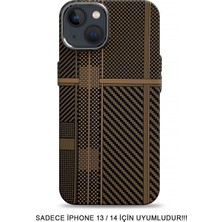 SC Soo Case iPhone 13 / 14 Uyumlu Premium Desenli Sert Magsafe Kılıf Kapak SOO-610