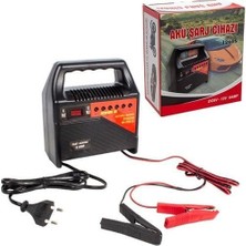 6 Volt - 12 Volt 6 Amper Ledli Göstergeli Akü Şarj Cihazı