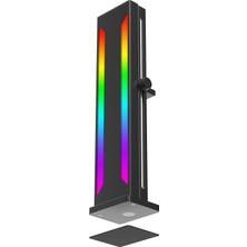 Rgb Gpu Destek Braketi, Manyetik Tabanlı Grafik Kartı Gpu Destek Desteği, Kaydırılabilir 5V 3 P