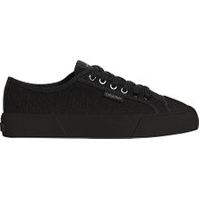 Calvin Klein Kadın Vulc Laceup Aop Canvas Sneaker
