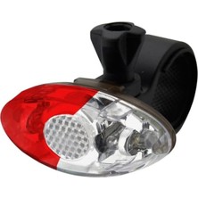 Hsgl Bisiklet Scooter Spor ve Kask Icin Mavi Kırmızı Çakarlı Işık