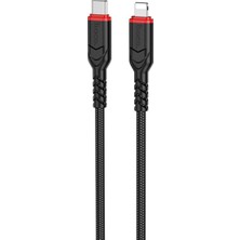 X59 Victory 2m 20W Type-C To Lightning Pd Hızlı Şarj Data Kablosu - Siyah