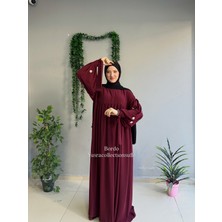 Yüsra Collection Papatya Nakışlı Liza Elbise
