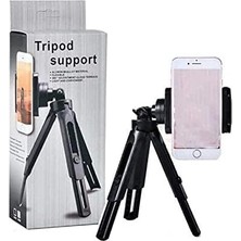 Taşınabilir Aksiyon Kamera Cep Telefonu Yükseklik ve Yön Ayarlı Mini Tripod 360 Dönen Mini T
