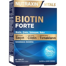 Biotin Forte – 5000 Mcg Biotin, Çinko, Bakır ve Selenyum Içeren Saç, Cilt ve Tırnak Tableti