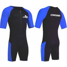 Tiburon Man Shorty Wetsuit 2 mm - Dalış, Yüzme ve Su Sporları Için Erkek Kısa Dalış Tulumu,