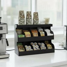 Decorelax 11 Bölmeli Self Servis Organizer Siyah