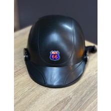 Taş Motor Baret Kask-Jokey Kask-Siyah Renk