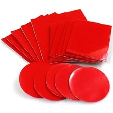 CATEKSSS Slikon Bant Çift Taraflı Gri Süper Güçlü Çivi Bant 5 cm x 3 cm 50 Adet