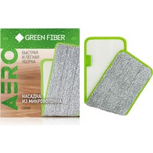 Greenway Green Fiber Aero Püskürtücü Başlıklı Paspas Başlığı, Gri