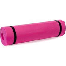 10 mm Pembe Pilates Matı - Pilates Minderi - Egzersiz Minderi - Yer Matı 180 cm x 60 cm x 1 cm Pem