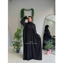 Yüsra Collection Erva Abaya Tesettür Elbise