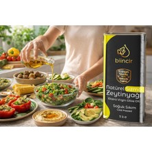 Natürel Sızma Erken Hasat Zeytinyağı Soğuk Sıkım 5 Lt