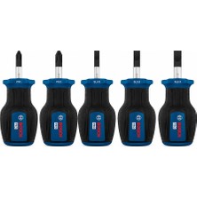 Bosch Düz ve Yıldız Uçlu Topaç Tornavida Takımı Pro Pz/sl 5 Parça