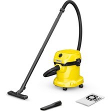 Karcher Wd 2 Plus V-15/4/18 Islak - Kuru Elektrikli Süpürge, Üfleme Fonksiyonlu, 1000 W, 15 L