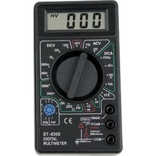 DT-830D Dijital Ölçü Aleti Multimetre Siyah