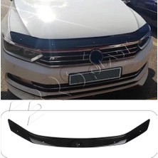 St. Morritz Volkswagen Passat B8 Uyumlu 2015 ve Üzeri Abs Piano Black Kaput Rüzgarlığı