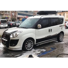 St. Morritz Fiat Doblo 2010-2015 Uyumlu Kaput Rüzgarlığı Piano Black