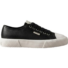 Calvin Klein Siyah Kadın Sneaker Vulc Lace Up Low Lth