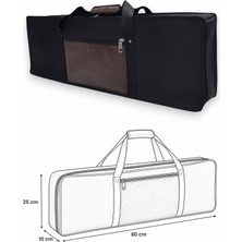 Verda Case Org Çantası 61 Tuşlu Org Için Taşıma Çanta Kılıfı 10X25X80 cm