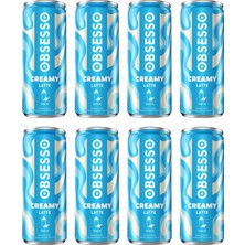 Obsesso Creamy Vanilya Latte 250 ml x 8 Adet