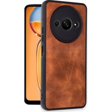 ALK Xiaomi Redmi A3 4g Kılıf Aras Deri Kapak - Taba