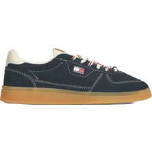 Tommy Hilfiger Lacivert Kadın Sneaker Mu The Greenwıch Edge Suede