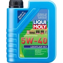 Liqui Moly Lıquı Moly 5W40 Motor Yağı Sentetik Leıchtlauf Hc7 1 Litre (1346) (Üretim Tarihi:07/2025)