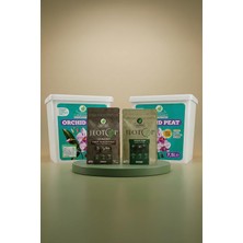 Orchid Peat 7.5 L (2 Adet) + Jeotop Leonardit ve Organik Gübre Paketi