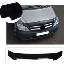 St. Morritz Mercedes Viano Uyumlu 2004-2014 Abs Piano Black Kaput Rüzgarlığı